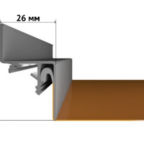 Алюминиевый профиль для натяжных потолоков 